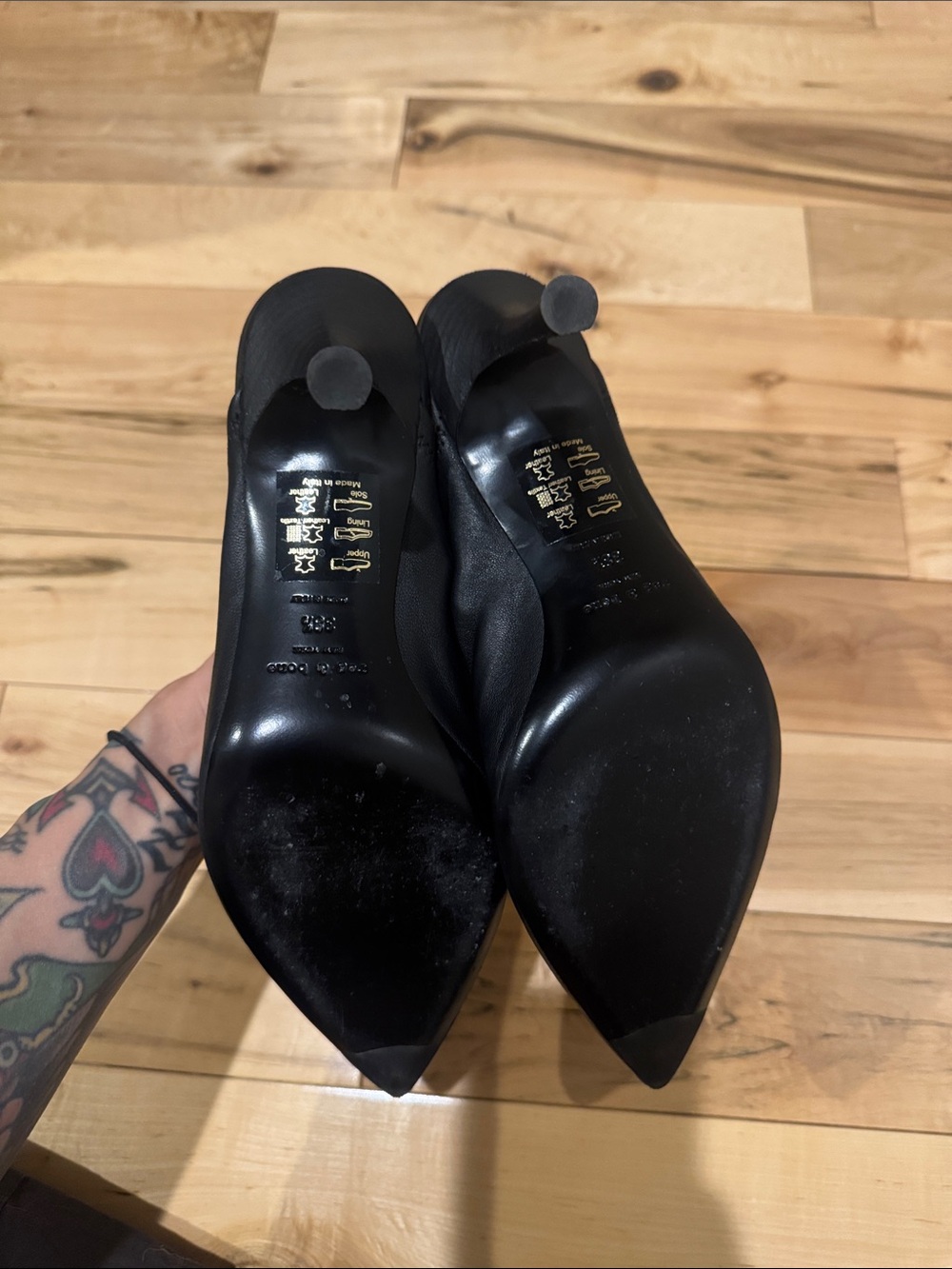 Rag & Bone Brea Leather Mule Heel In Black 38.5 - Picture 6 of 7